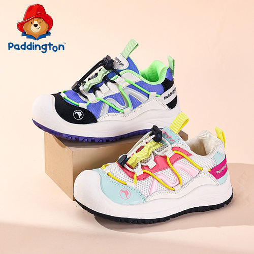 帕丁顿熊2025秋季新款儿童运动鞋男女童户外跑步鞋休闲中大童鞋子