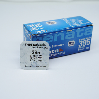 瑞士Renata原装氧化银手表电池395 SR927SW 1.55V正品包邮