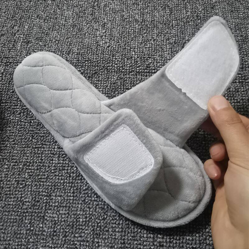 孕妇老人脚浮肿拖鞋拇指外翻月子脚宽胖脚背高脚趾受伤宽松可调节