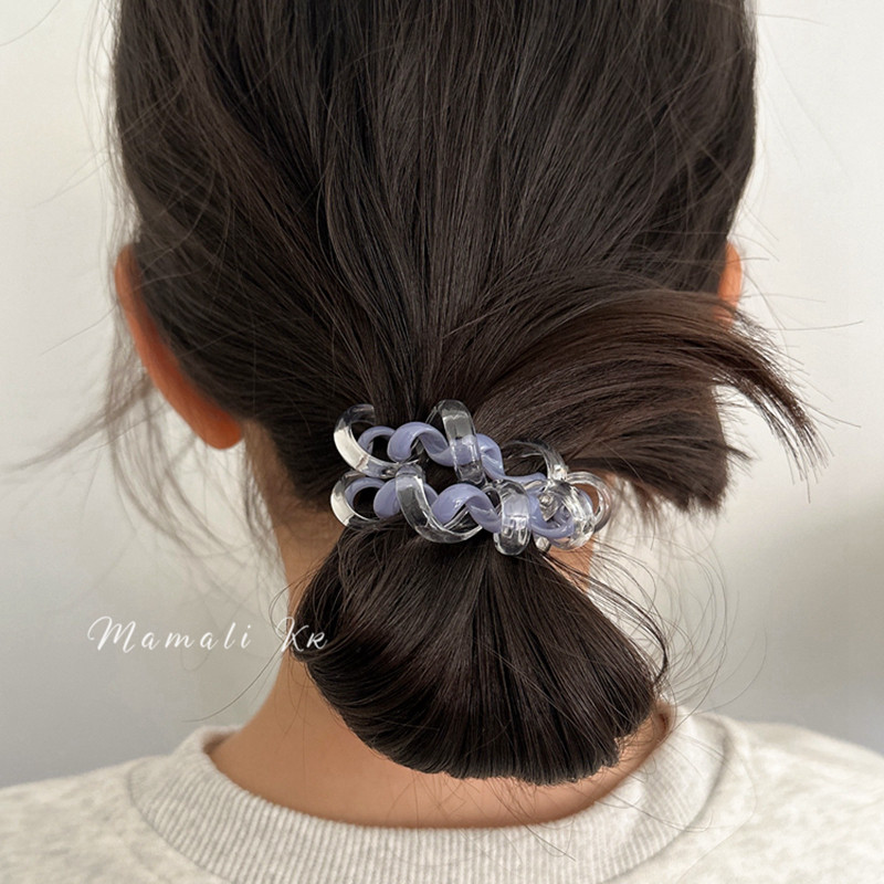 简约百搭无痕电话圈发圈马尾皮筋