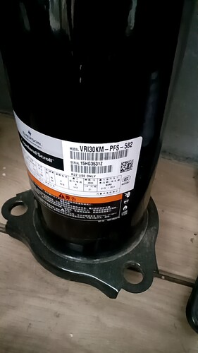 科顺芯制冷压缩机VR130KM-PFS-582R22