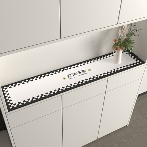 鞋柜台面玄关桌面垫防水防油免洗