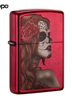 美国zippo官方正品原装之宝防风煤油打火机魅影脸谱28830个性创意
