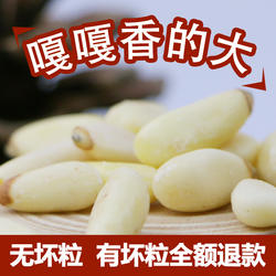 甜甜家松仁大颗粒生松子仁野生红松子新货非华山仁原味500g