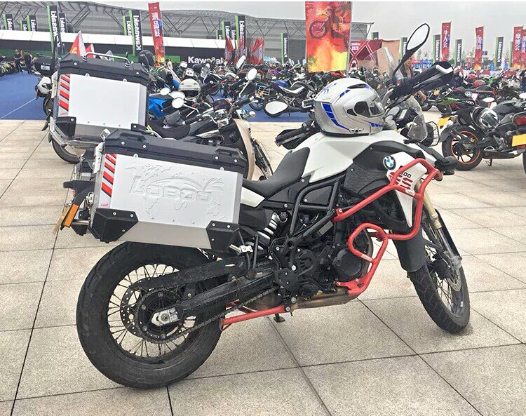 萝卜loboo p系列 宝马 f700gs f800gs三箱架防水铝合金侧边箱尾箱