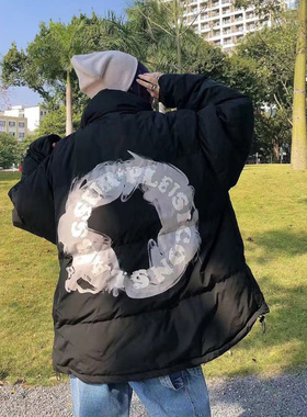 联名SSUR PLUS羽绒服男女潮牌棉服保暖情侣外套合集