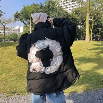 联名烟雾星圈潮棉服iconslab