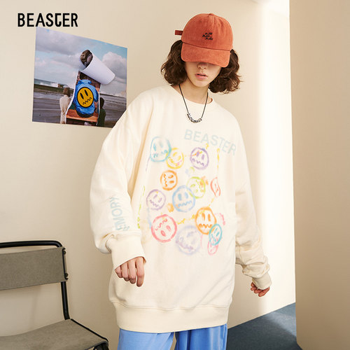 笑脸BEASTER长袖卫衣套头