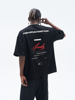 harshandcruel手写字标语