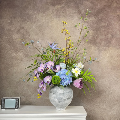 仿真花艺售楼部会所摆设花