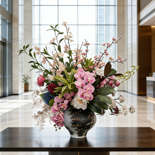 高端仿真花客厅餐厅氛围感装饰花