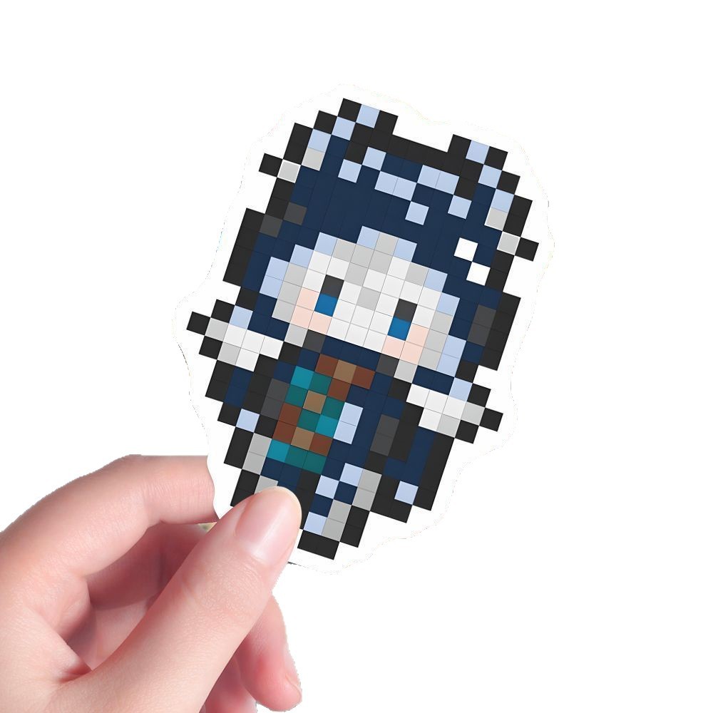 新款二次元第五人格拼豆贴纸insQ版蛐蛐卢卡约瑟夫DIY手账本贴画