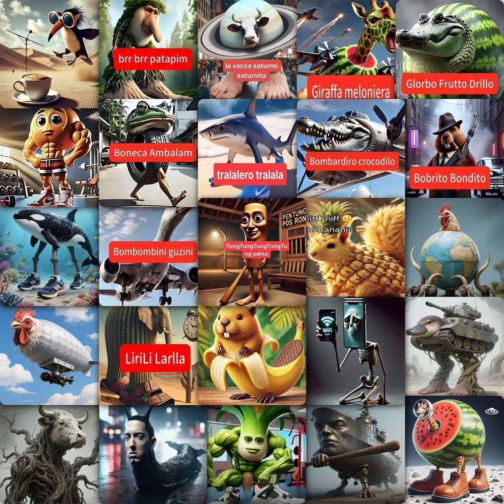 新款意义不明的梗图趣味美国山海经抽象沙雕梗图diy手机防水贴画