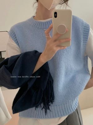日系温柔风设计感小众外搭针织衫