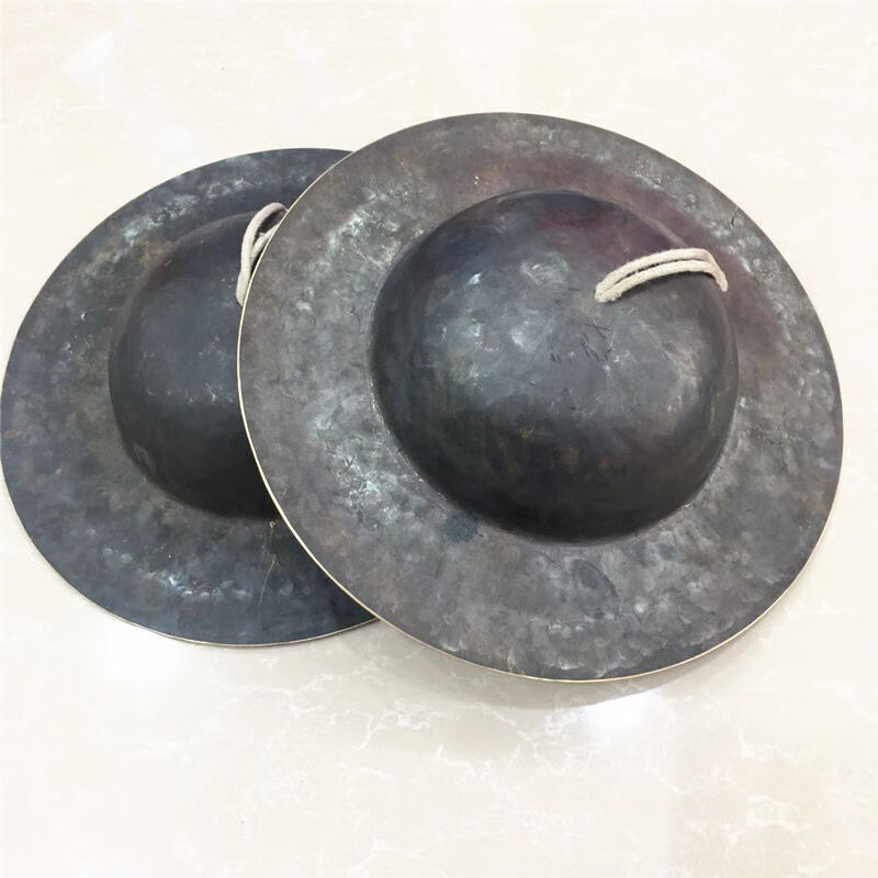 时笙川剧钹川钹江口钹大帽钹大帽镲青铜钹铜钹直径24厘米一副