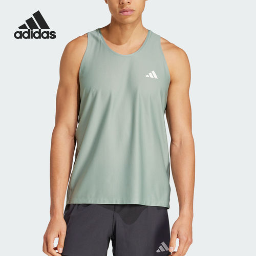 Adidas/阿迪达斯正品OWNTHERUNTANKTOP新款经典运动背心JC9812