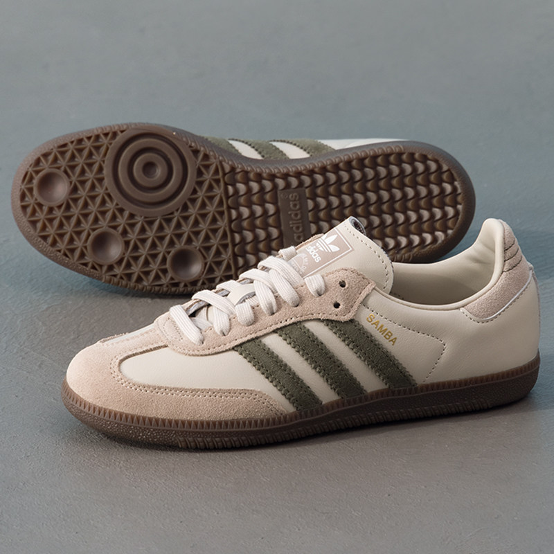 阿迪达斯adidas三叶草男鞋女鞋2026秋冬季新款SAMBA OG板鞋JR0893