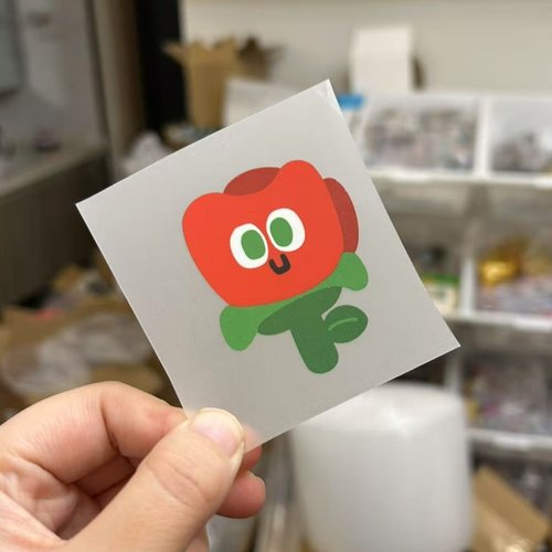 五月天草莓帆布包手作烫画定制