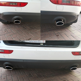 排气管尾气罩烟管装 不锈钢直插式 饰烟筒 12奥迪Q5尾喉专用改装