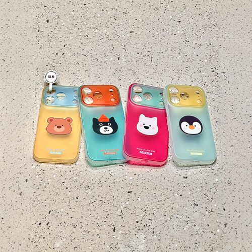 韩系ins卡通jellycat小萌物适用iPhone17promax手机壳苹果15pro新款16雾面半透13女14大视窗15可爱防摔保护套