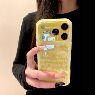 韩系ins创意英文HelloKitty猫咪大视窗适用iPhone17promax手机壳苹果15pro新款16可爱13女14硬壳15防摔保护套
