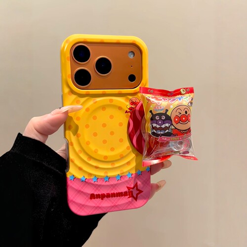 韩系ins满屏波点卡通糖果包装磁吸支架适用iPhone17promax手机壳苹果15pro新款16二合一13女款14硬壳15保护套