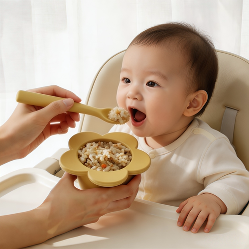 ROCOU韩国标准防摔宝宝辅食碗