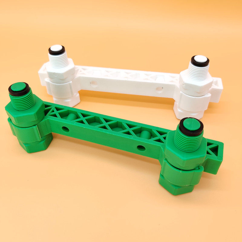 特价ppr定位器双联ppr水管淋浴花洒龙头墙体固定器15公分皮圈堵头