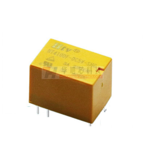 4100继电器  HT4100F-DC5V 12V 24V-SHG  6脚 3A 一组转换 微小型