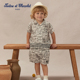 25夏季 新款 男童满印分体式 tartineetchocolat法国巧克力童装 套装