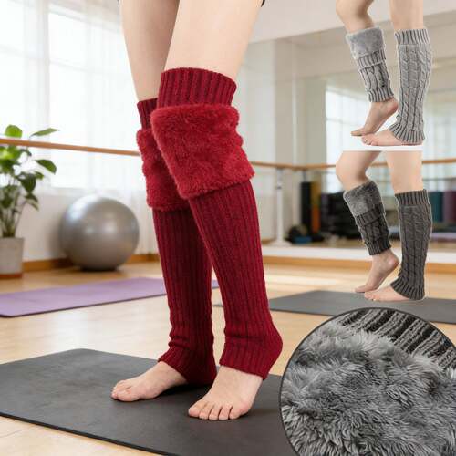 Warm Non-Slip Knee-High Tights |  Women’S Leg Warmers |