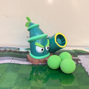 单个突击竹兵正版植物大战僵尸玩具新款男孩可弹射手办植物大战僵