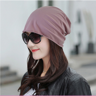 纯棉帽子堆堆帽春秋单层月子帽头巾化疗后女士光头睡帽男空调防风