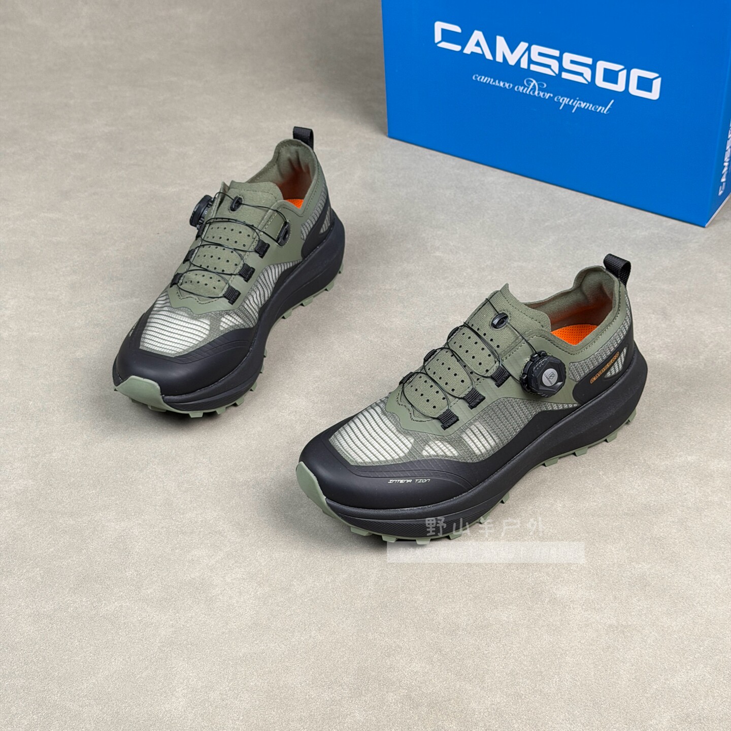 三秒穿脱~ CAMSSOO夏季男女防滑缓震透气户外越野跑鞋徒步登山鞋