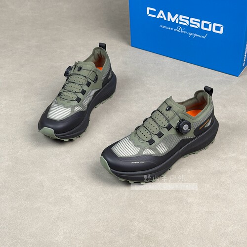 三秒穿脱~ CAMSSOO夏季男女防滑缓震透气户外越野跑鞋徒步登山鞋