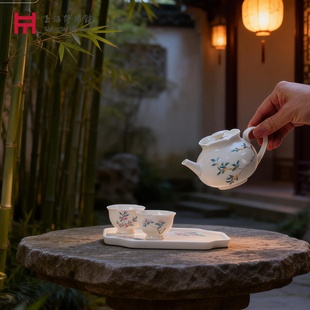 上海博物馆功夫茶具群芳竞秀茶杯套装文创生日毕业礼物伴手礼拜年