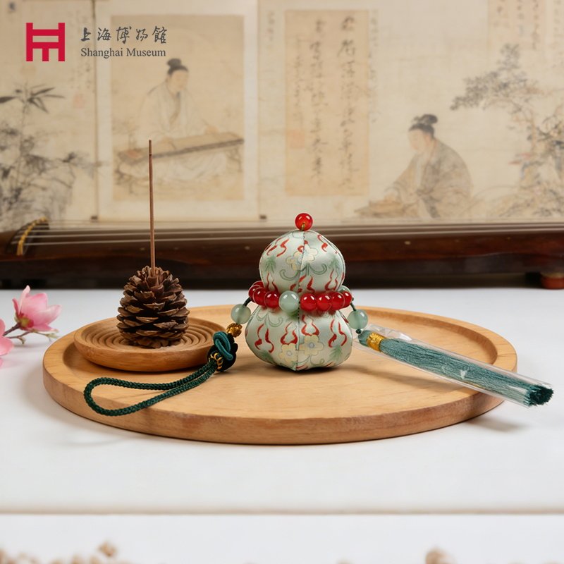上海博物馆福禄挂件好运挂坠吊坠葫芦车载帆布包挂饰文创生日礼品