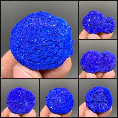 蓝铜矿矿物晶体原石天然