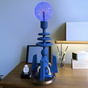 红色警戒之真磁暴线圈光棱塔科技展道具学校展示LOGO模型宣传