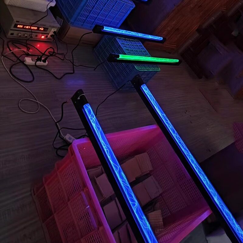 蓝色闪电管辉光柱离子柱科技道具雷电离子柱大型闪电制作龙宫飞船