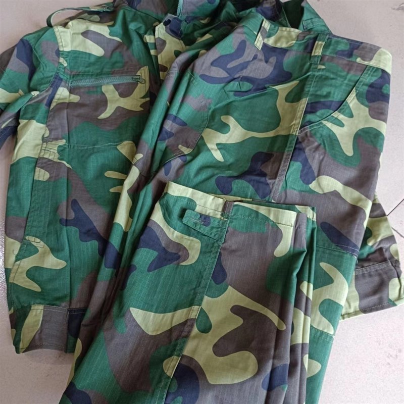 优选97米彩服87老款网格迷彩服95式军套装夏季薄S款工作服劳保工