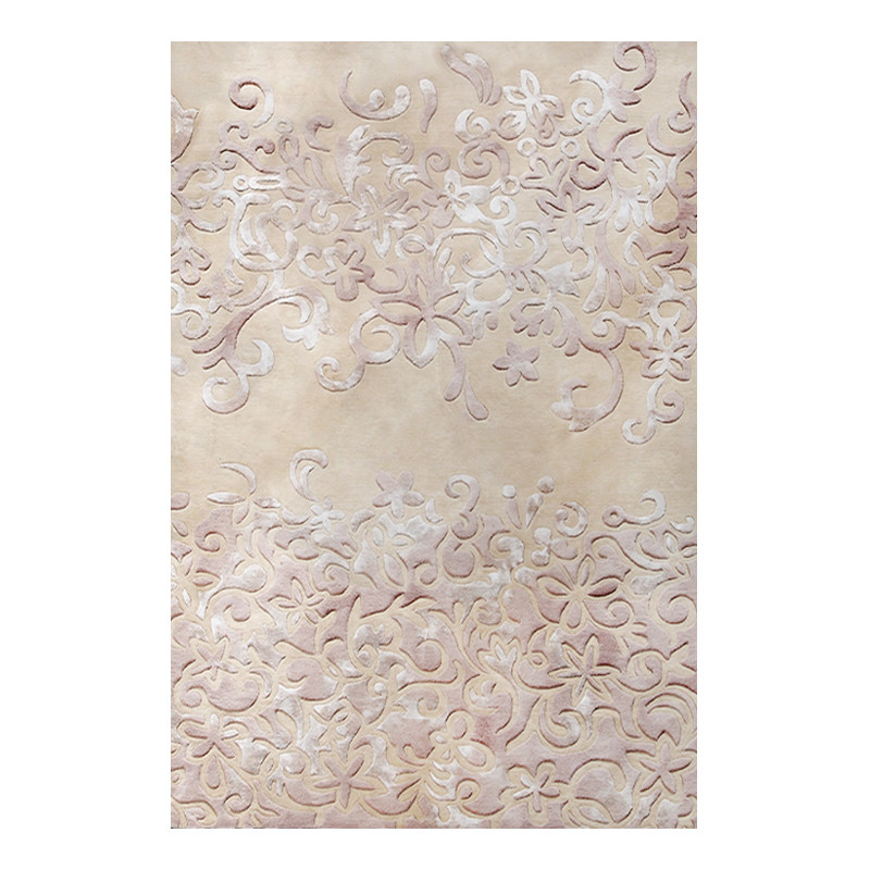 优选卧室地毯床边毯欧式r房间满铺手工定制羊毛加丝厚北欧地毯客