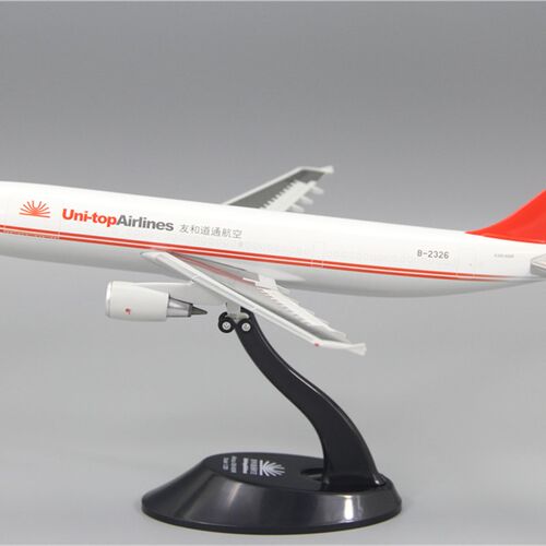 优选仿真飞机模型空客A300600R客机礼品摆件带起落架1:X200比例AB