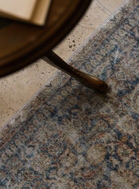 优选复迹Revives霞草 复中古式D地毯客厅卧室床前轻奢机洗毯子淘