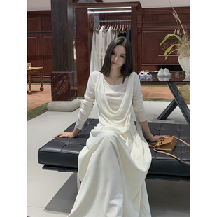 MINISTUDIO徐琳「江南区美人」垂感波浪纹罩衫荡领假两件长袖上衣