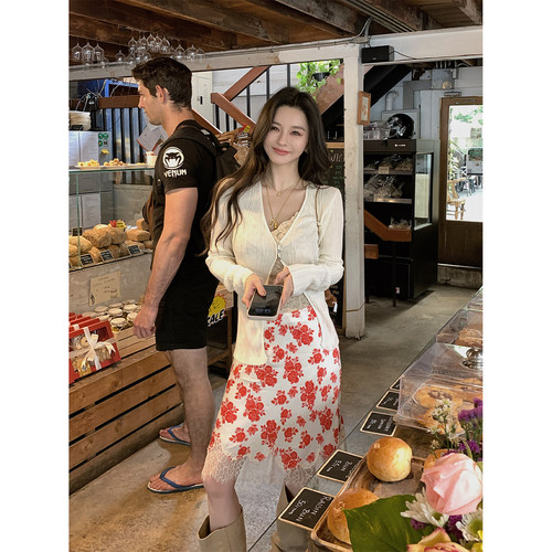 3/13  10AM MINI STUDIO徐琳「澳洲野玫瑰」摆垂顺人丝莫代尔半裙