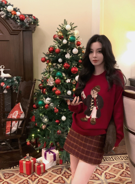 MINI STUDIO徐琳 微醺贝利 节日氛围感格纹短半裙