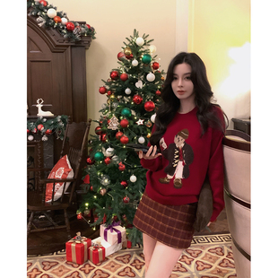 节日氛围感格纹短半裙 微醺贝利 MINI STUDIO徐琳