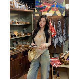 STUDIO徐琳「白日艺术家」松软弹力蕾丝罩衫 MINI 10AM 上衣