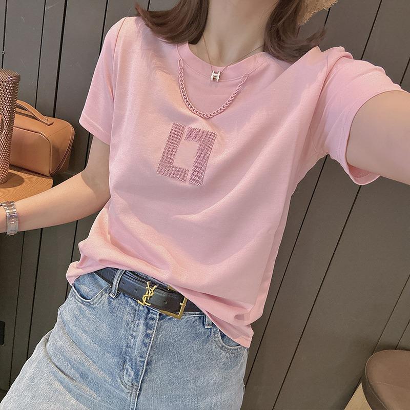 短袖T恤夏季女2024新款时尚宽松